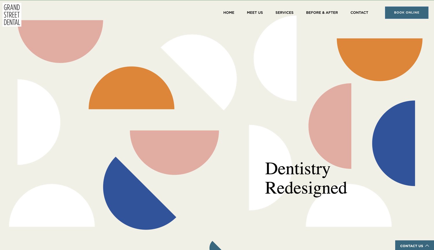 Grand Street Dental homepage
