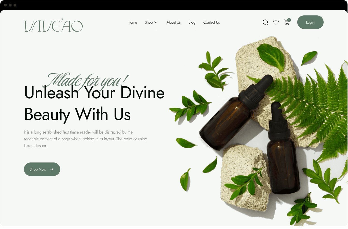 LAVEAO ecommerce storefront